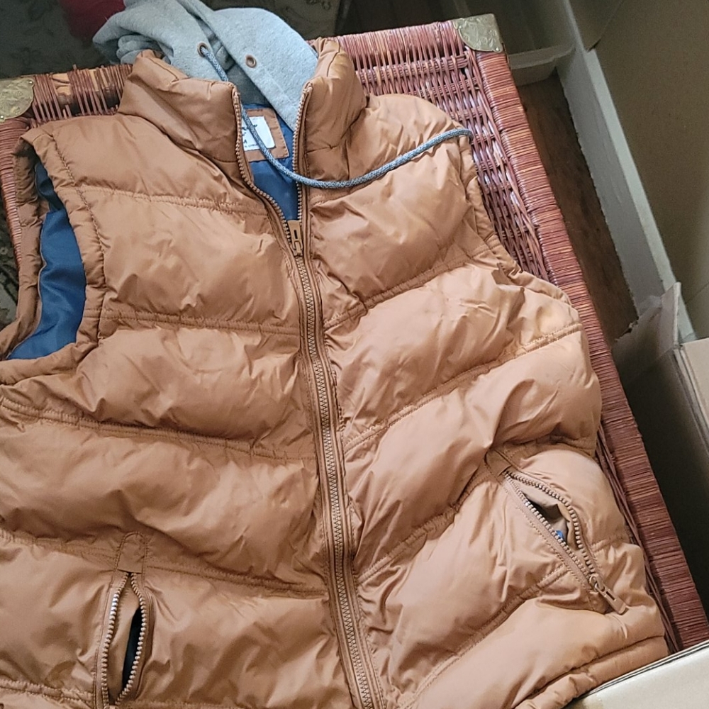 Khaki Puffer Vest
